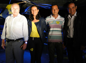 José Maria Eymael, Sara Helem, Dárcio e Antônio Albino