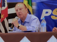 Eymael na reunião estadual do PSDC SP