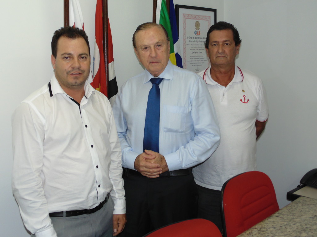 Da esquerda para direita, o vereador de Jaraguá do Sul, Jocimar Lima, PSDC, o Presidente Nacional do PSDC José Maria Eymael e o Presidente do Diretório Estadual de Santa Catarina Antônio Carlos Costa. ( Foto: Assessoria de Imprensa PSDC) Armando Barreto